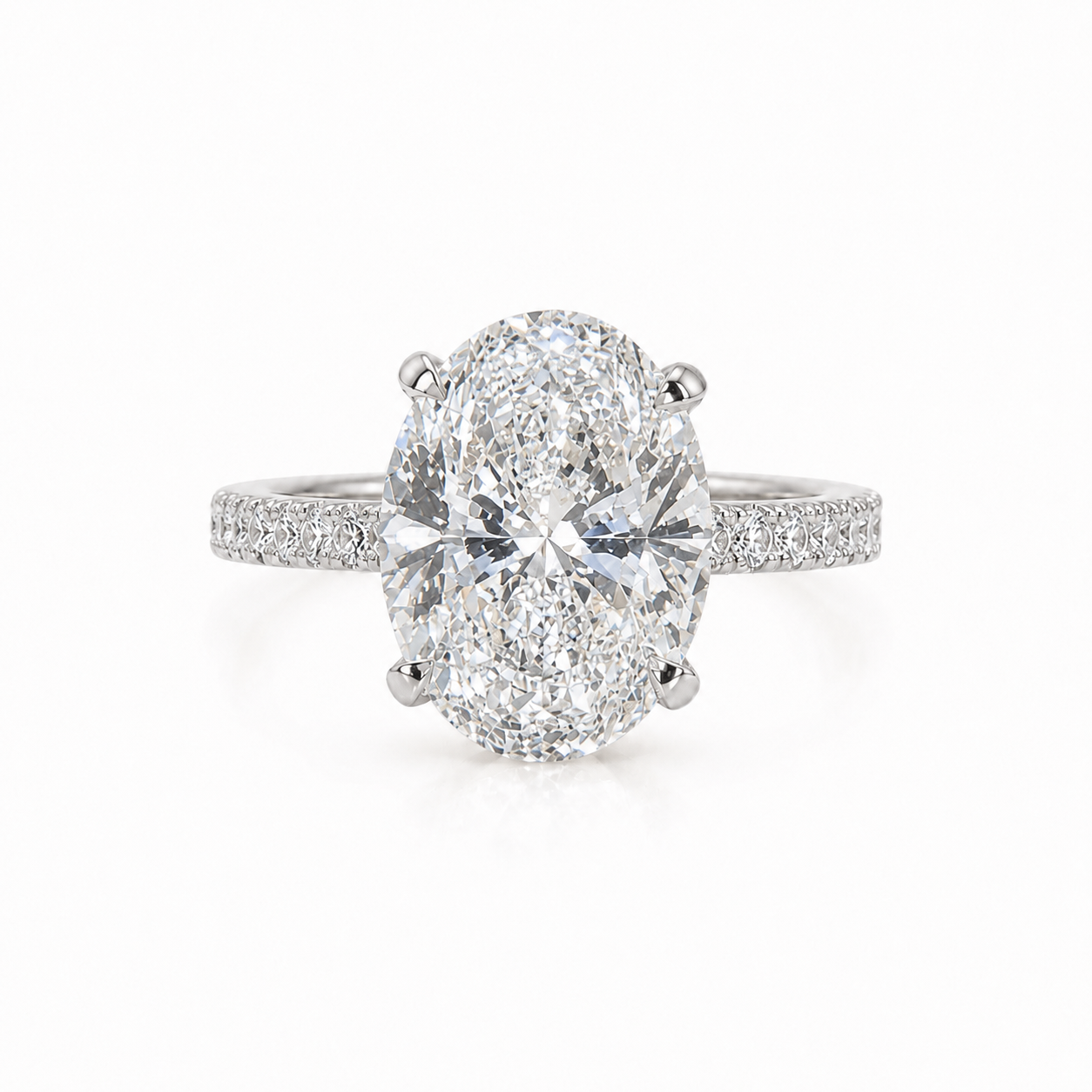 Ness Oval Engagement Ring Yellow Gold
