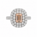 Fancy Lab Pink Diamond Ring