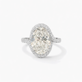 Ness Elongated Oval Engagement Ring