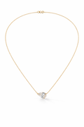 Emunah Pear Solitare Necklace