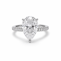 Ness Pear Engagement Ring