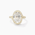 Ness Elongated Oval Engagement Ring