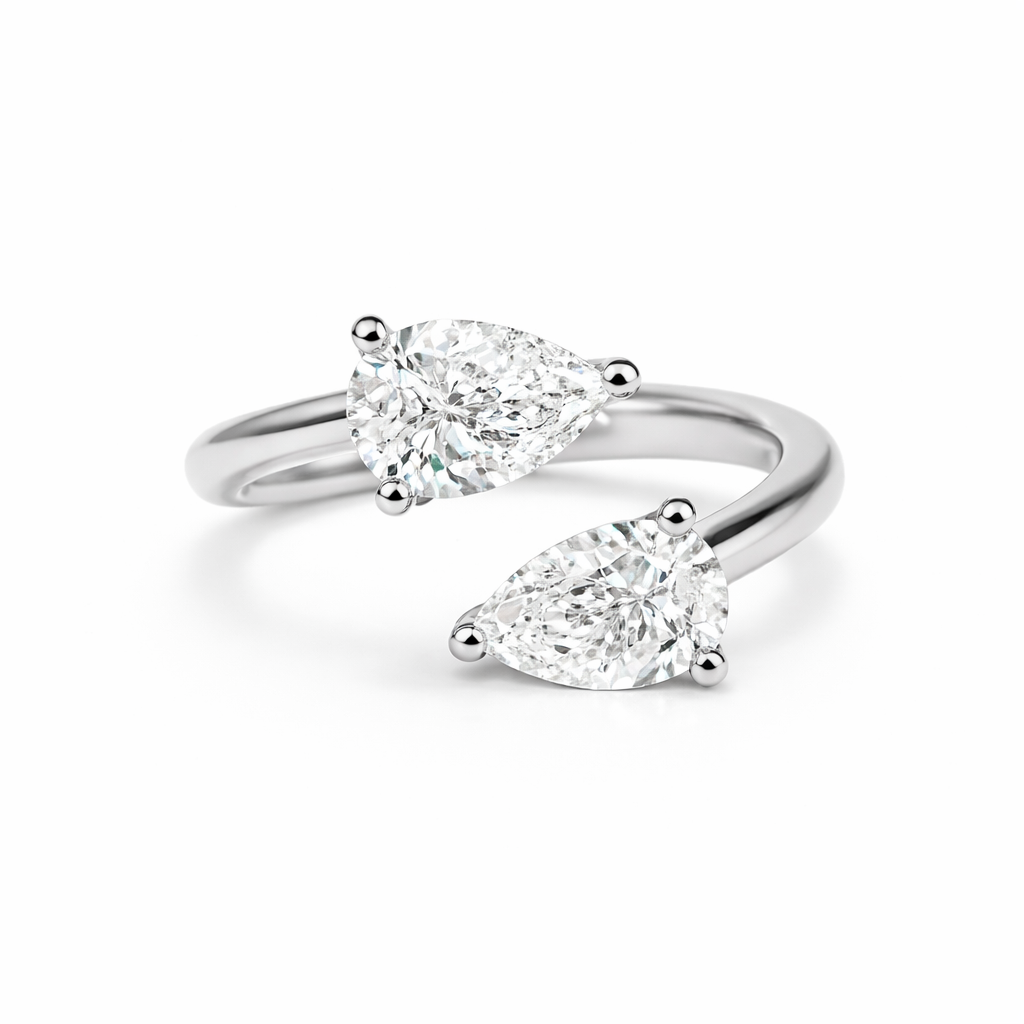 Noa Pear Wrap Ring
