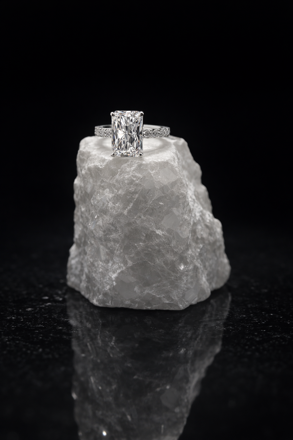 Raw rough diamond stone — ELUL by Elizabeth lab and natural diamond sourcing