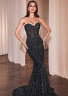 Mel Mermaid Crystal Gown