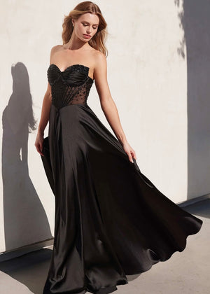 Star Satin A-Line Corset
