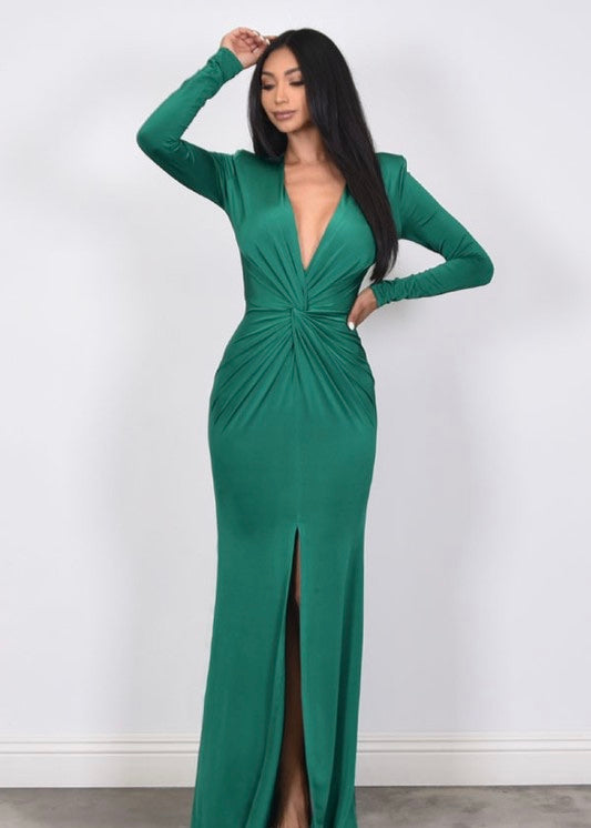The Jade Evening Dress