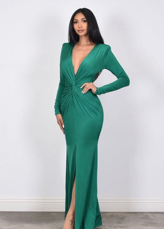 The Jade Evening Dress