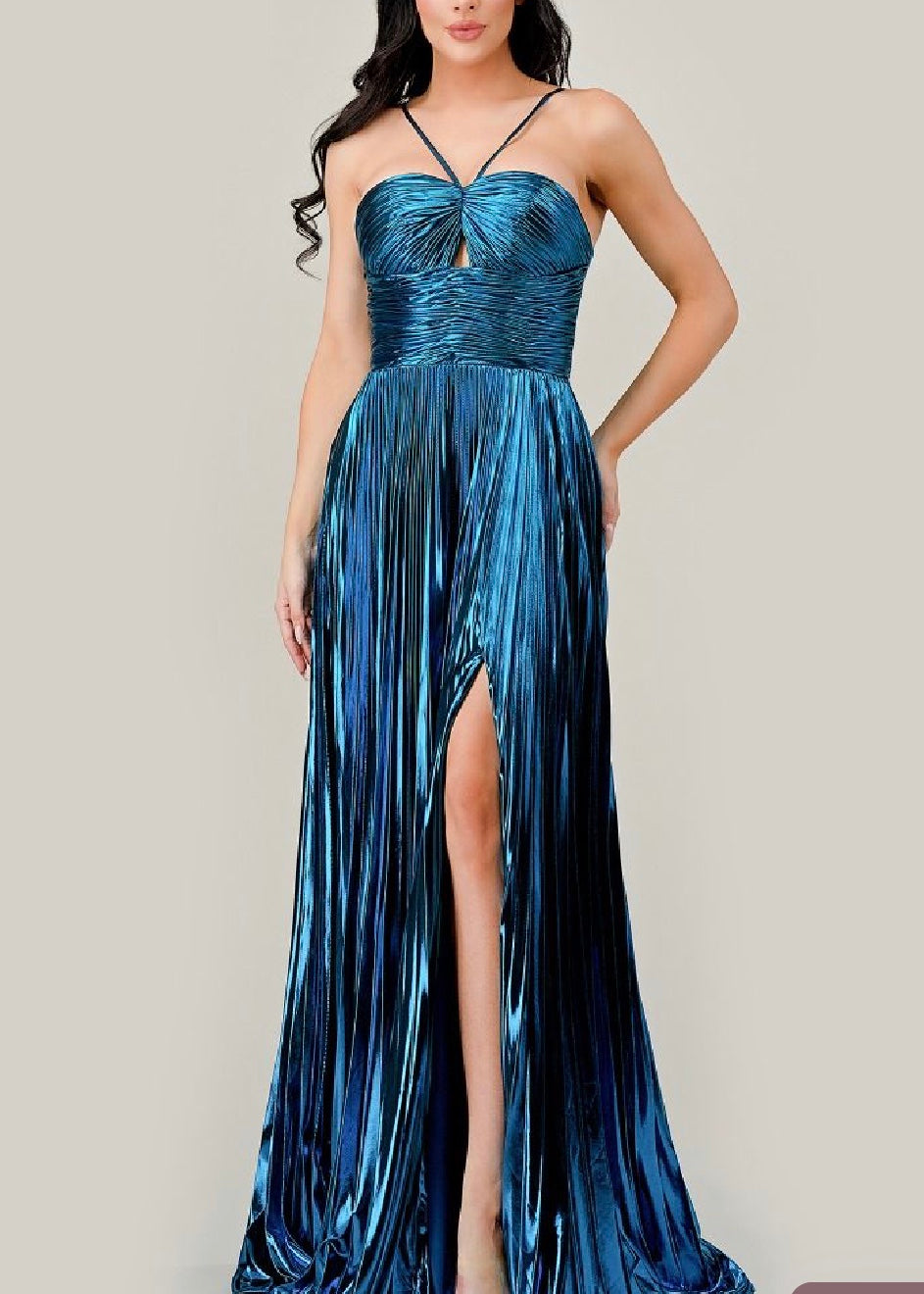Maya Metallic Dress