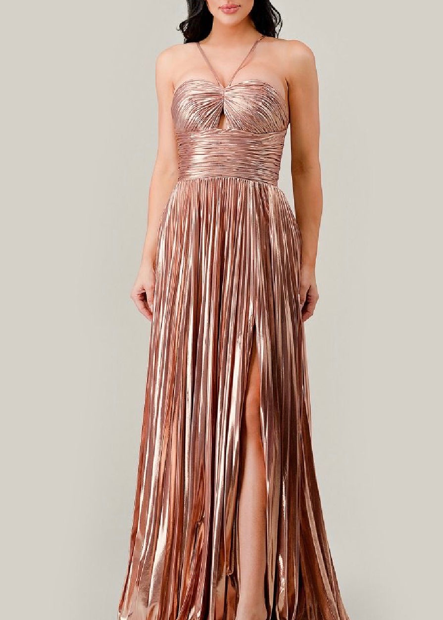 Maya Metallic Dress