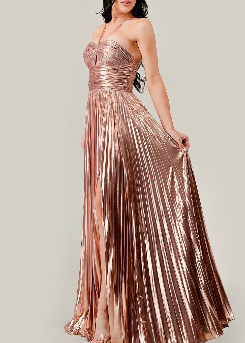 Maya Metallic Dress