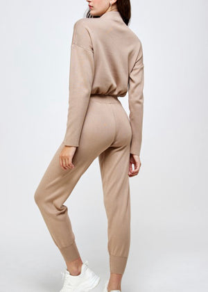 Jet Set Beige Jogger