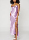 Lilac Satin Dress