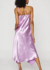 Lilac Satin Dress