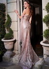 Reina Rose Gold Gown
