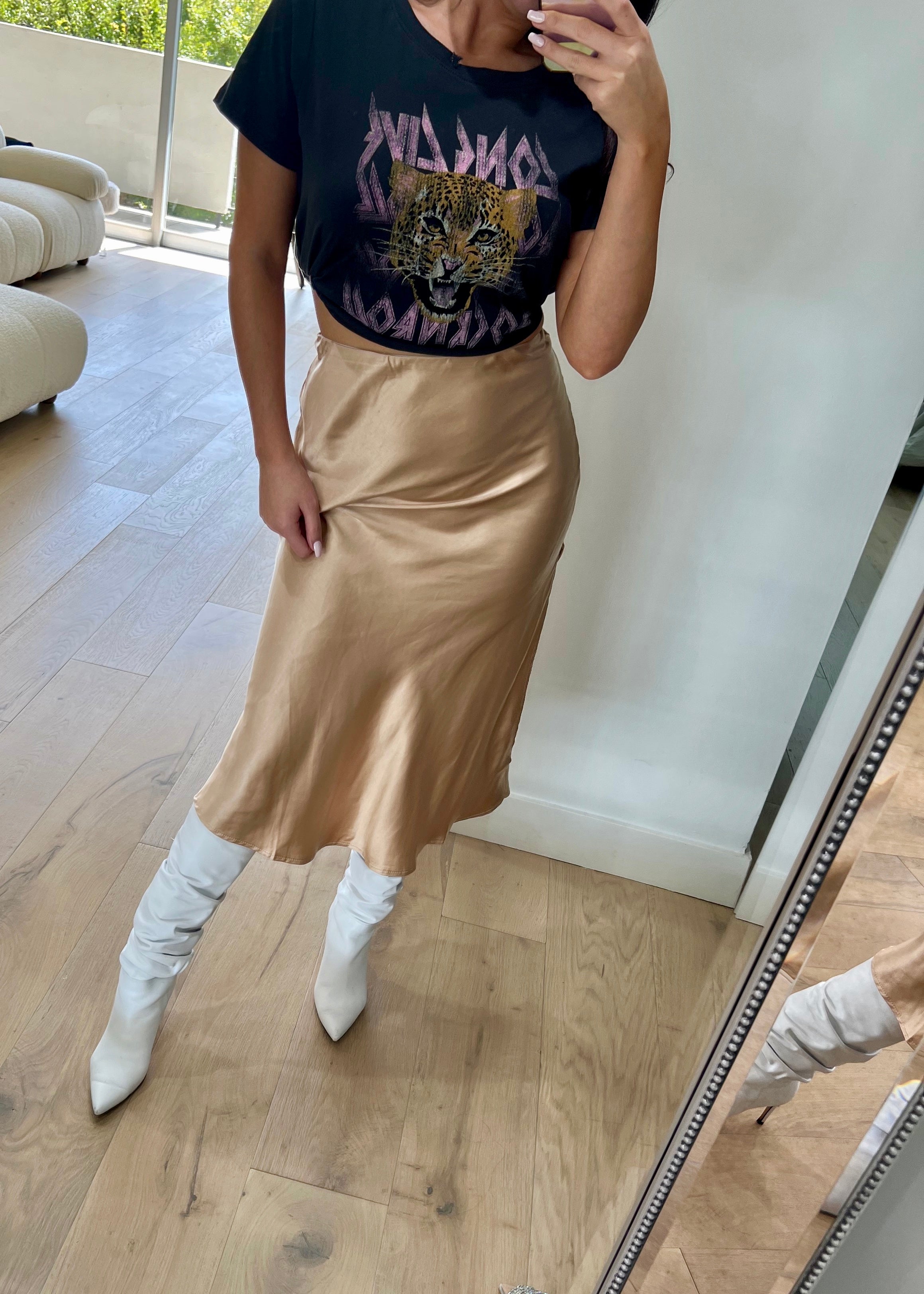 Golden Hour Midi Skirt