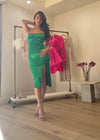 Emerald Corset Dress